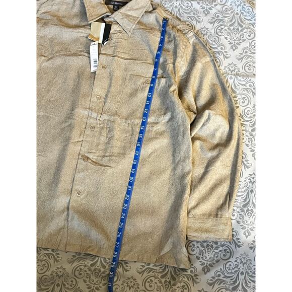 NWT Croft & Barrow Oatmeal Flannel Shirt XL | 31” - Picture 3 of 6